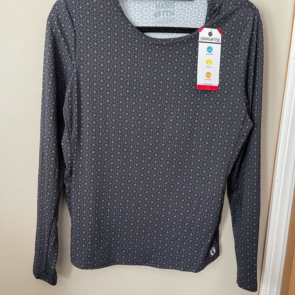 HangTen Long Sleeve Sun Tee. NWT - Picture 3 of 5